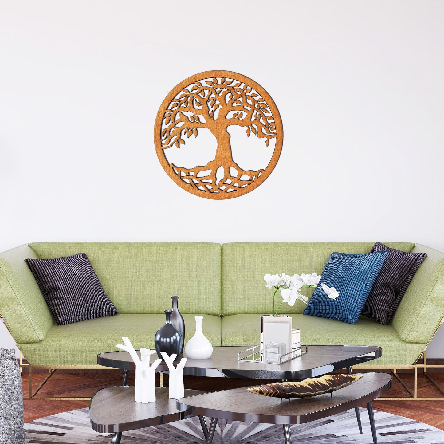 Wandbild Holz "Baum des Lebens" V3 - Nanino Design Onlineshop -