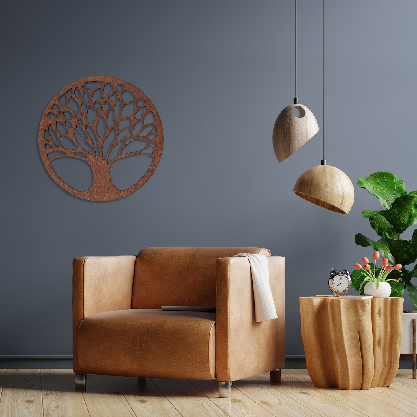 Wandbild Holz "Baum des Lebens" V4 - Nanino Design Onlineshop -
