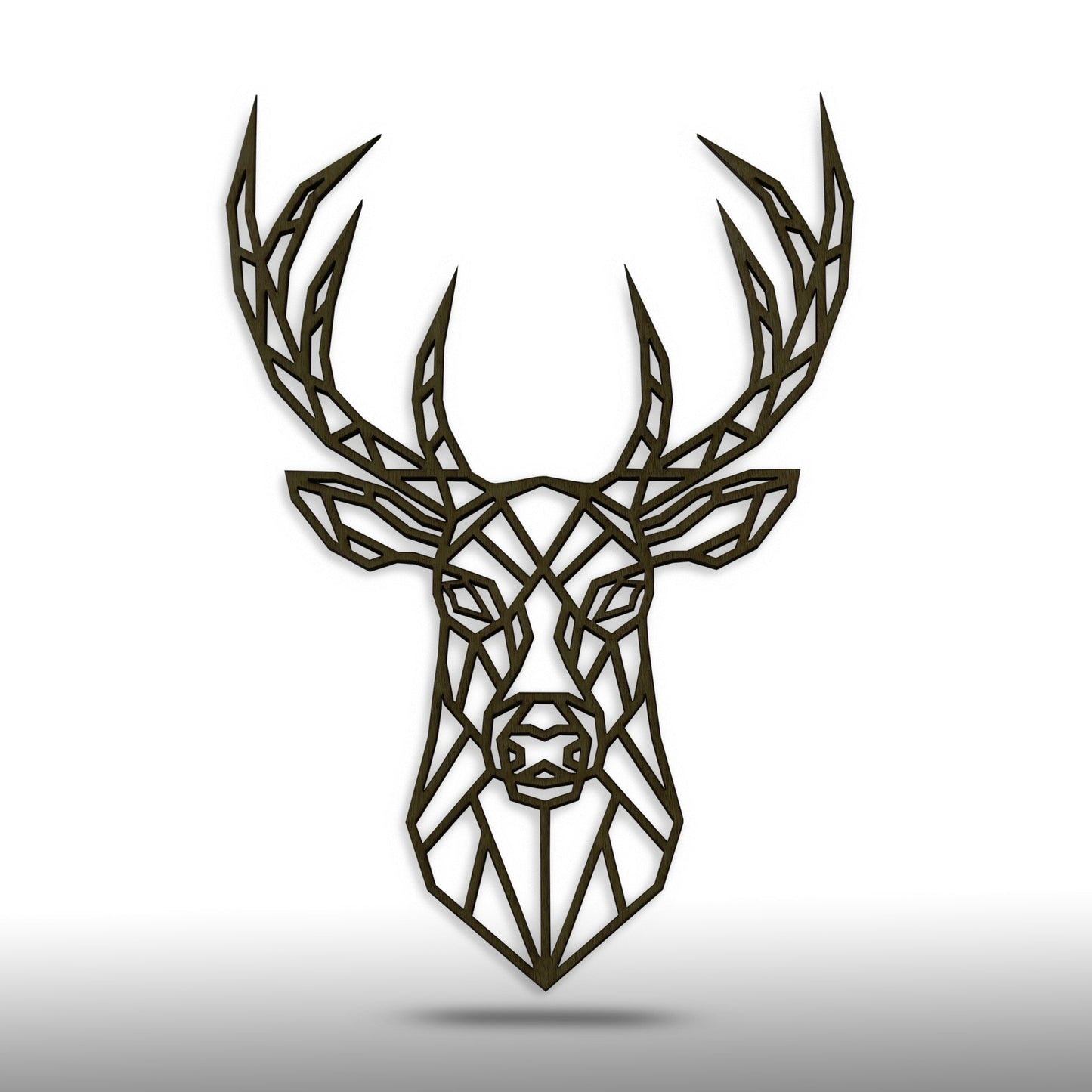 Wandbild Holz "Hirsch" - Nanino Design Onlineshop -