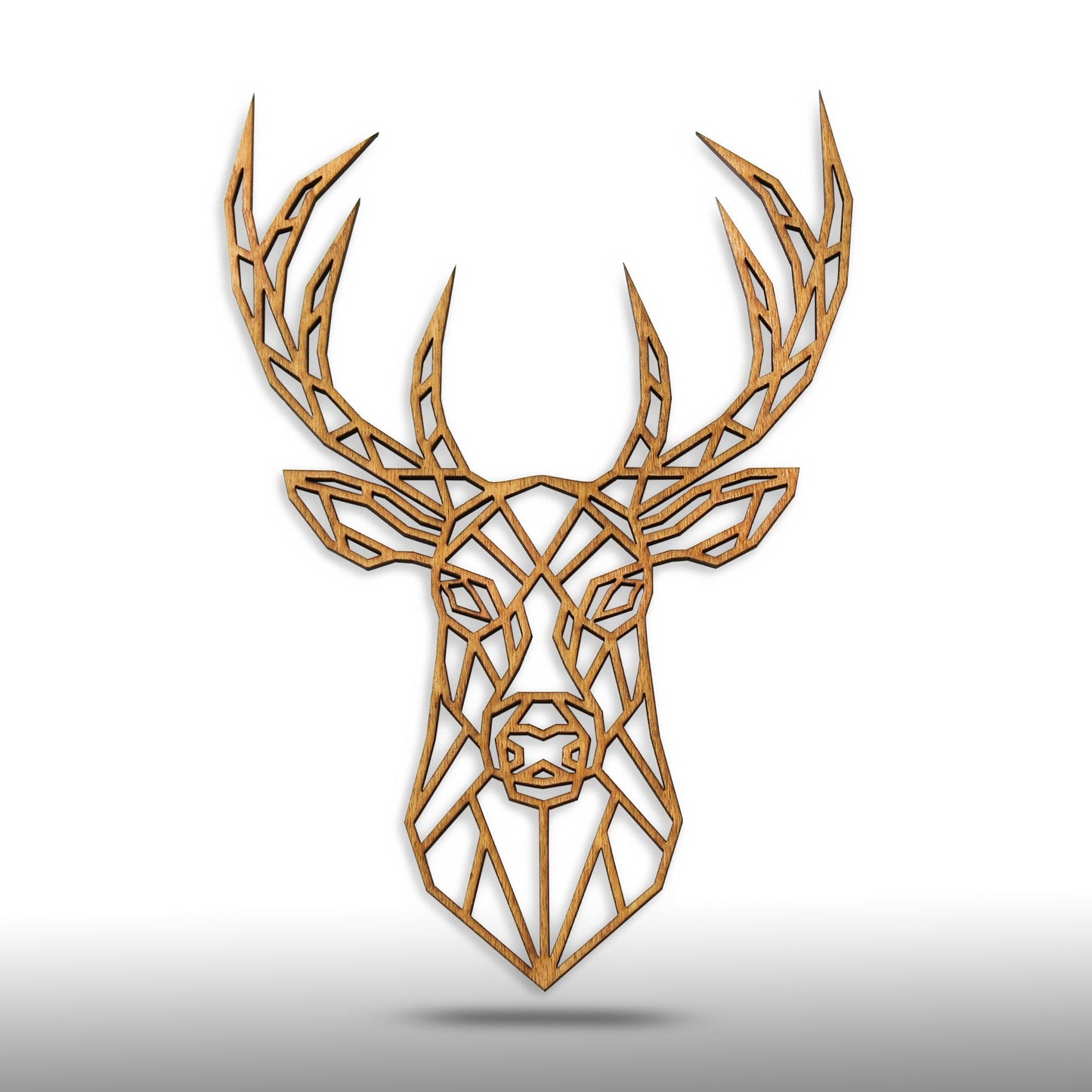Wandbild Holz "Hirsch" - Nanino Design Onlineshop -