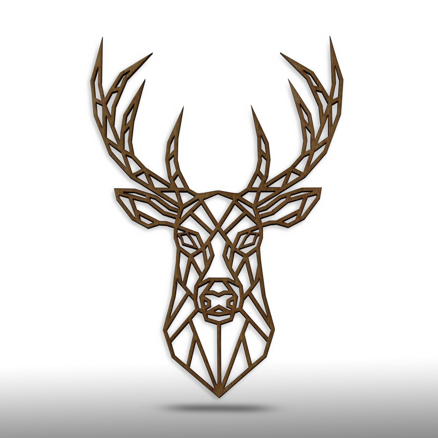 Wandbild Holz "Hirsch" - Nanino Design Onlineshop -