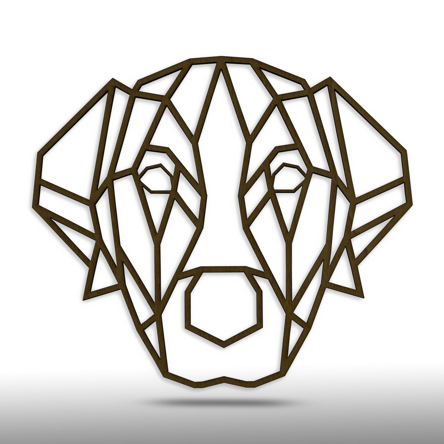 Wandbild Holz "Hund" - Nanino Design Onlineshop -