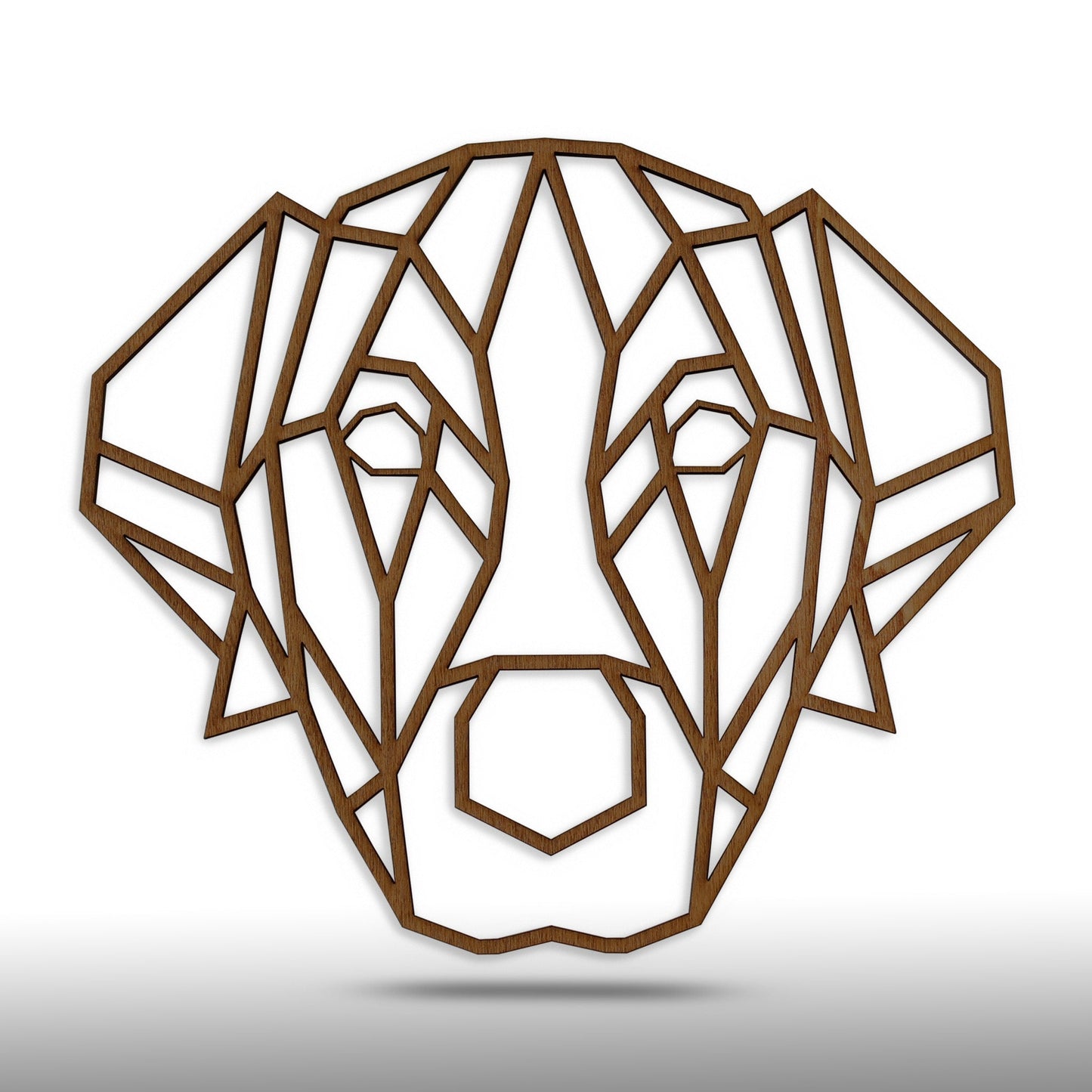 Wandbild Holz "Hund" - Nanino Design Onlineshop -