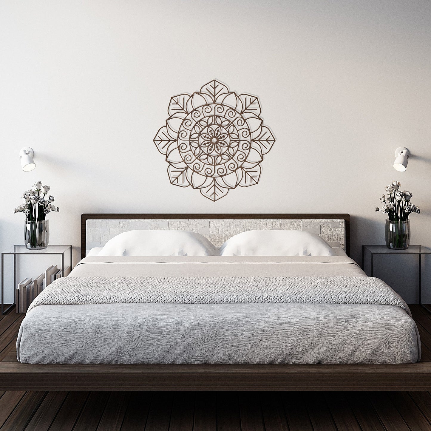 Wandbild Holz "Mandala" - Nanino Design Onlineshop -