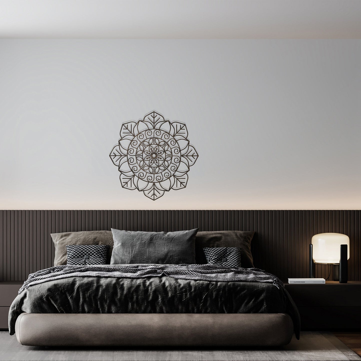 Wandbild Holz "Mandala" - Nanino Design Onlineshop -