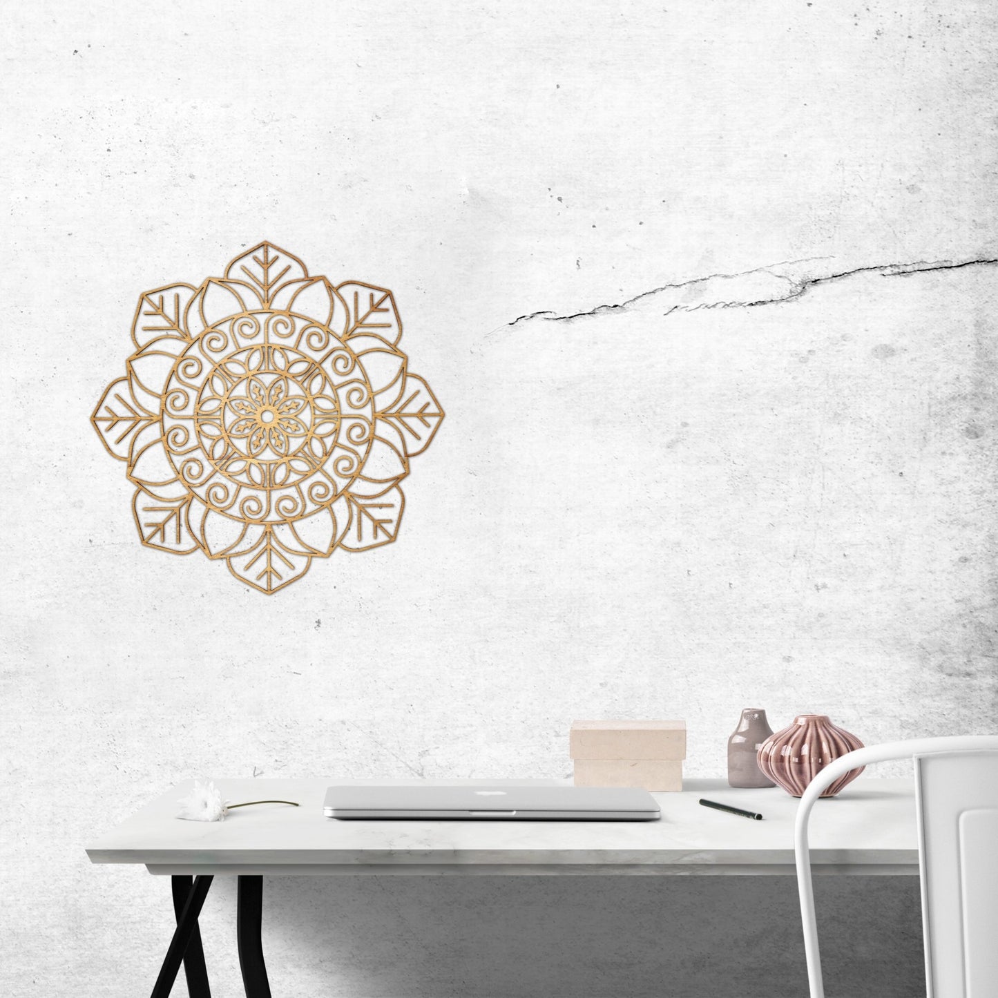 Wandbild Holz "Mandala" - Nanino Design Onlineshop -