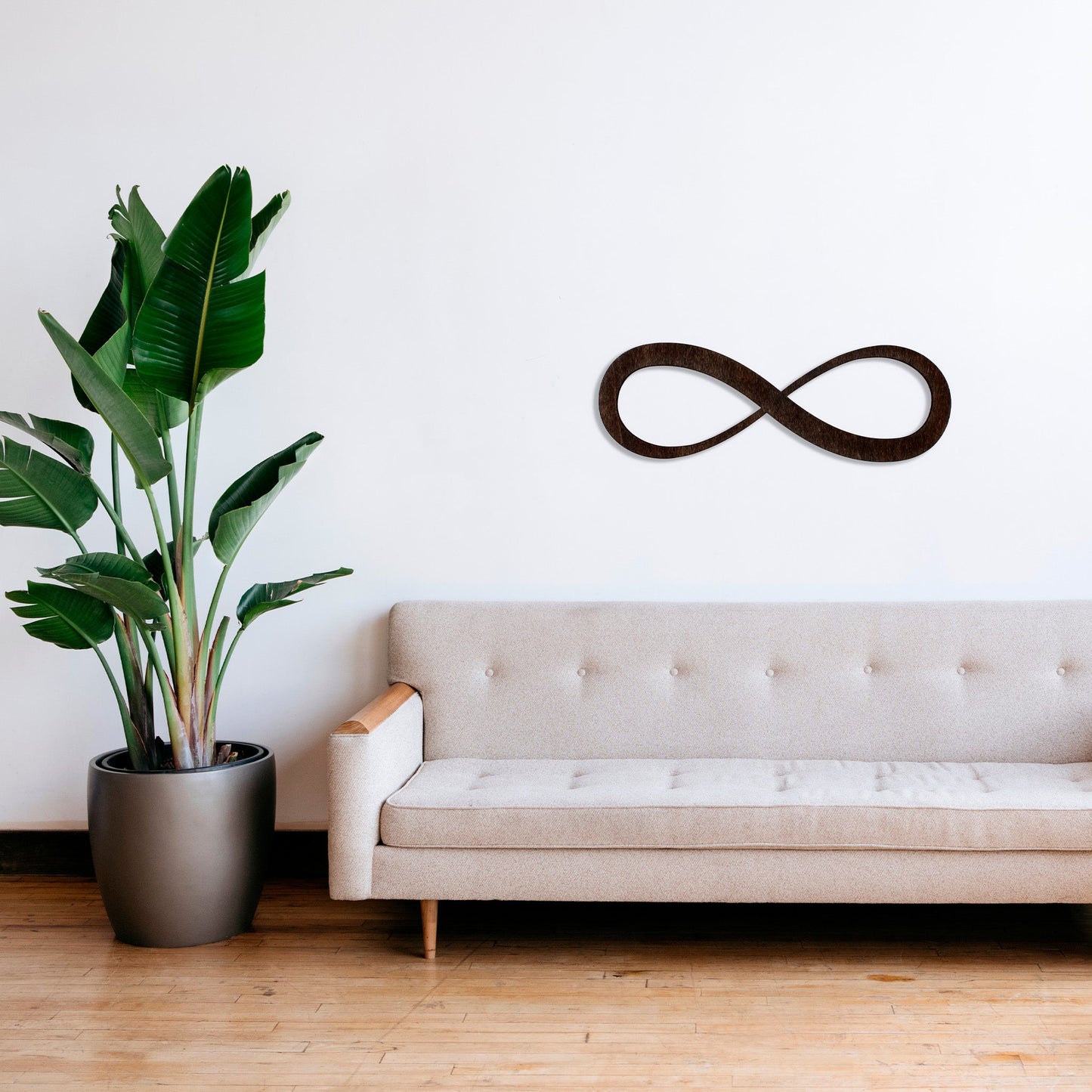 Wandbild Holz "Unendlichkeit/Liegende Acht" - Nanino Design Onlineshop -