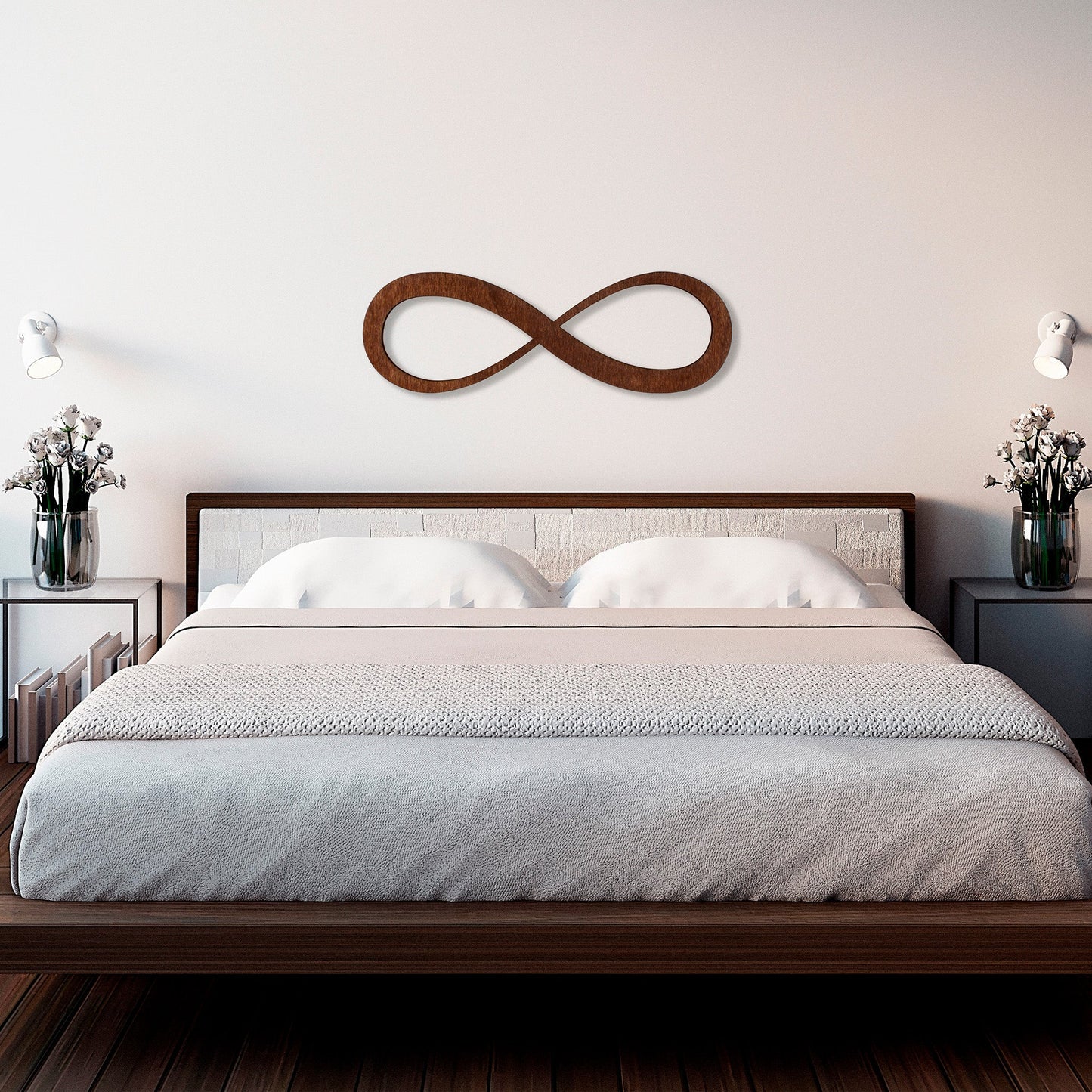 Wandbild Holz "Unendlichkeit/Liegende Acht" - Nanino Design Onlineshop -