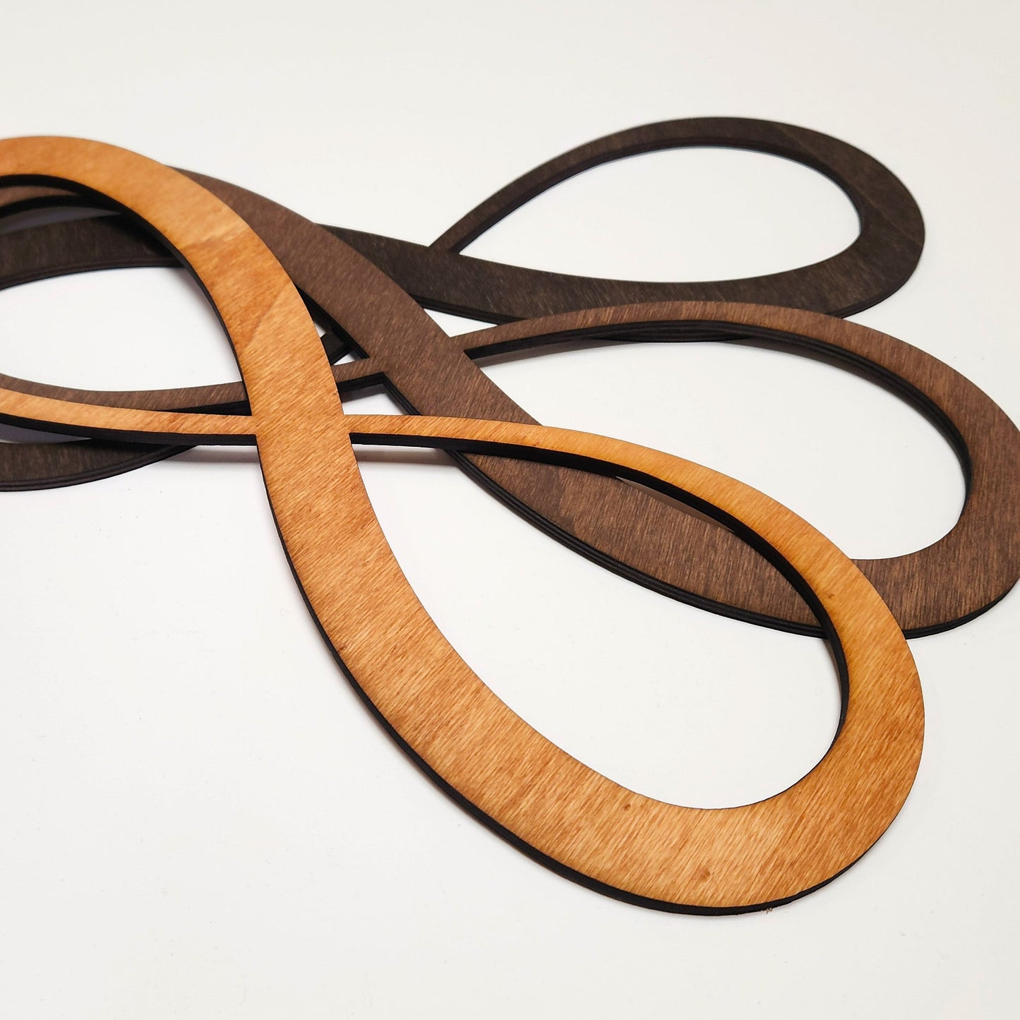 Wandbild Holz "Unendlichkeit/Liegende Acht" - Nanino Design Onlineshop -