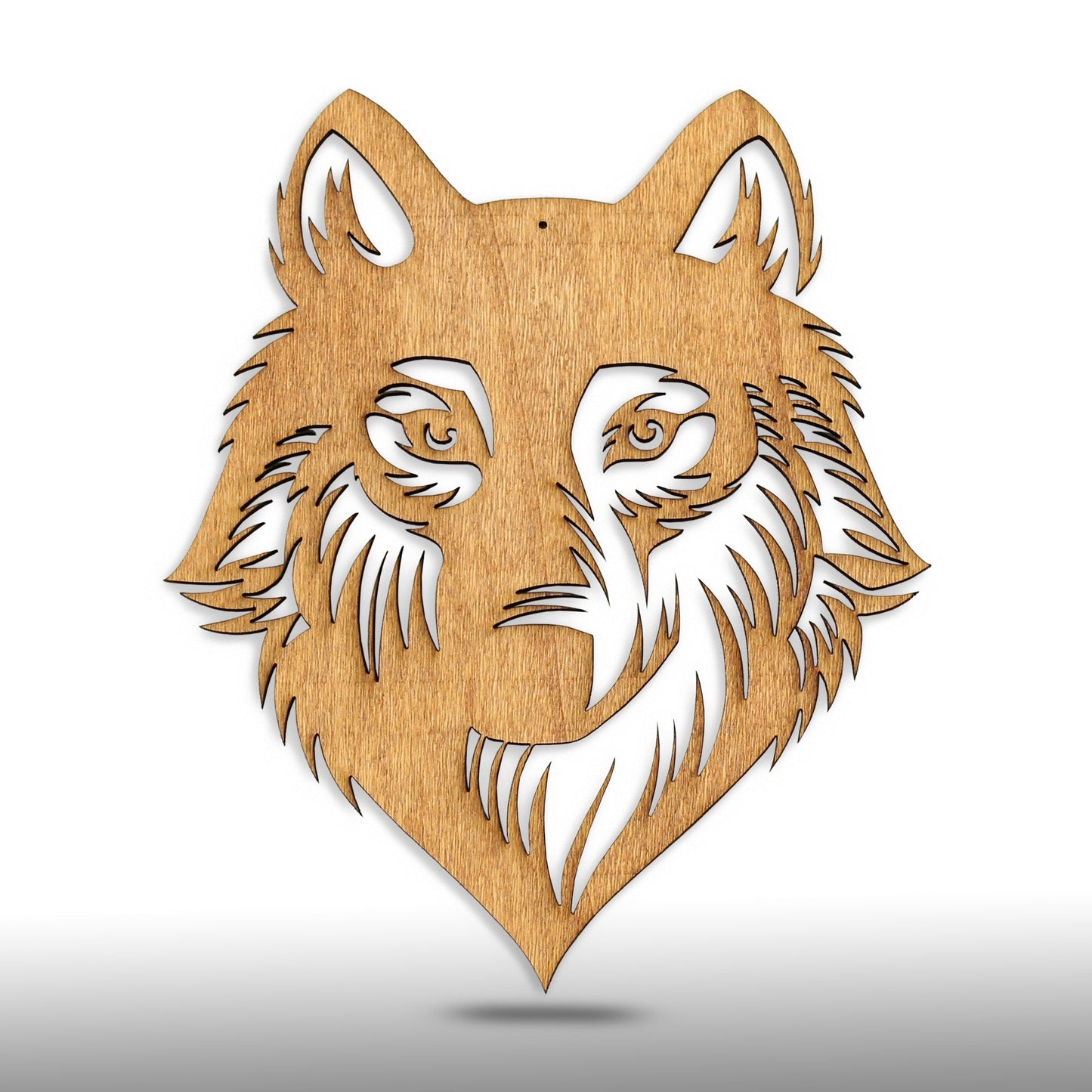 Wandbild Holz "Wolf" - Nanino Design Onlineshop -
