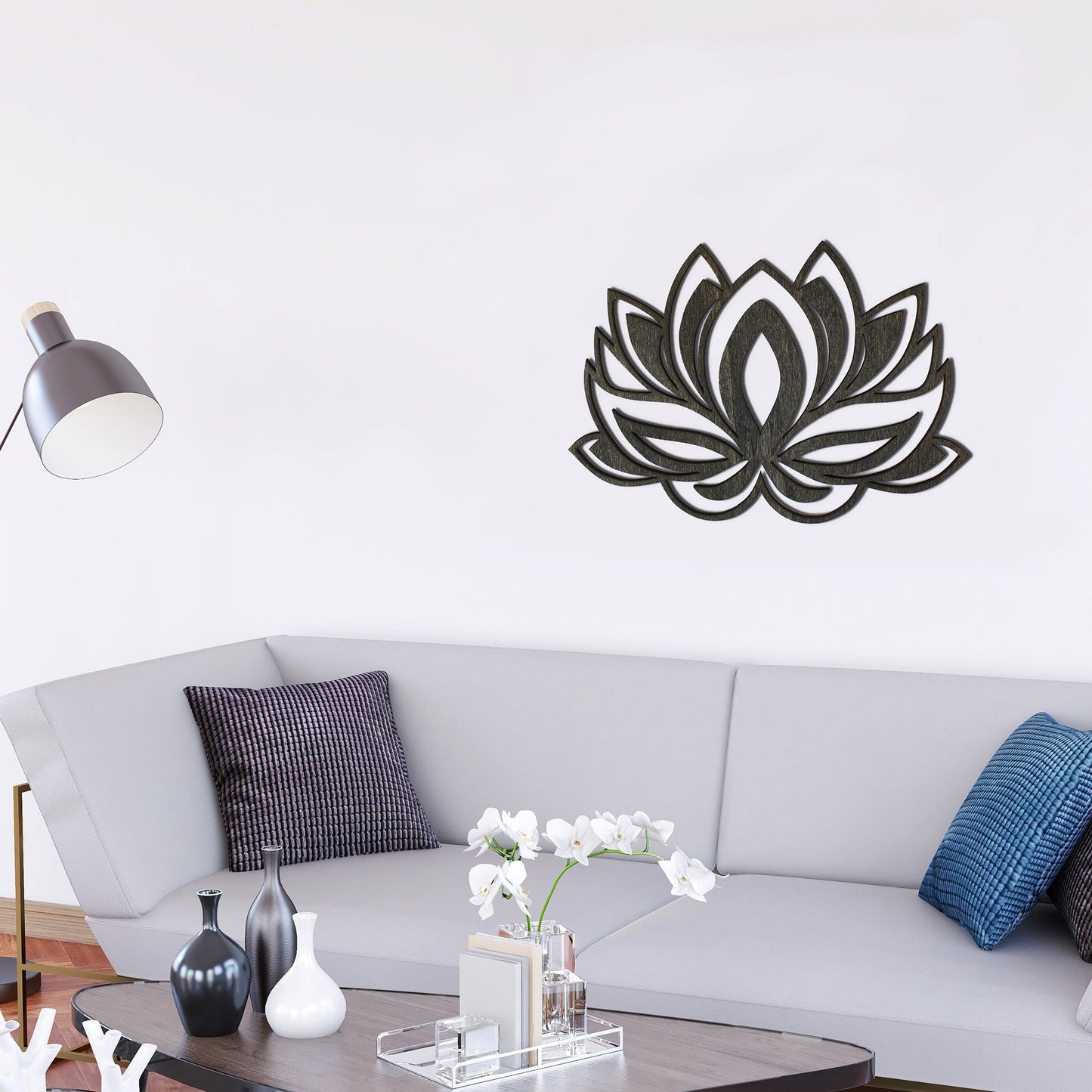 Wandbild Lotusblume V1 - Nanino Design Onlineshop -