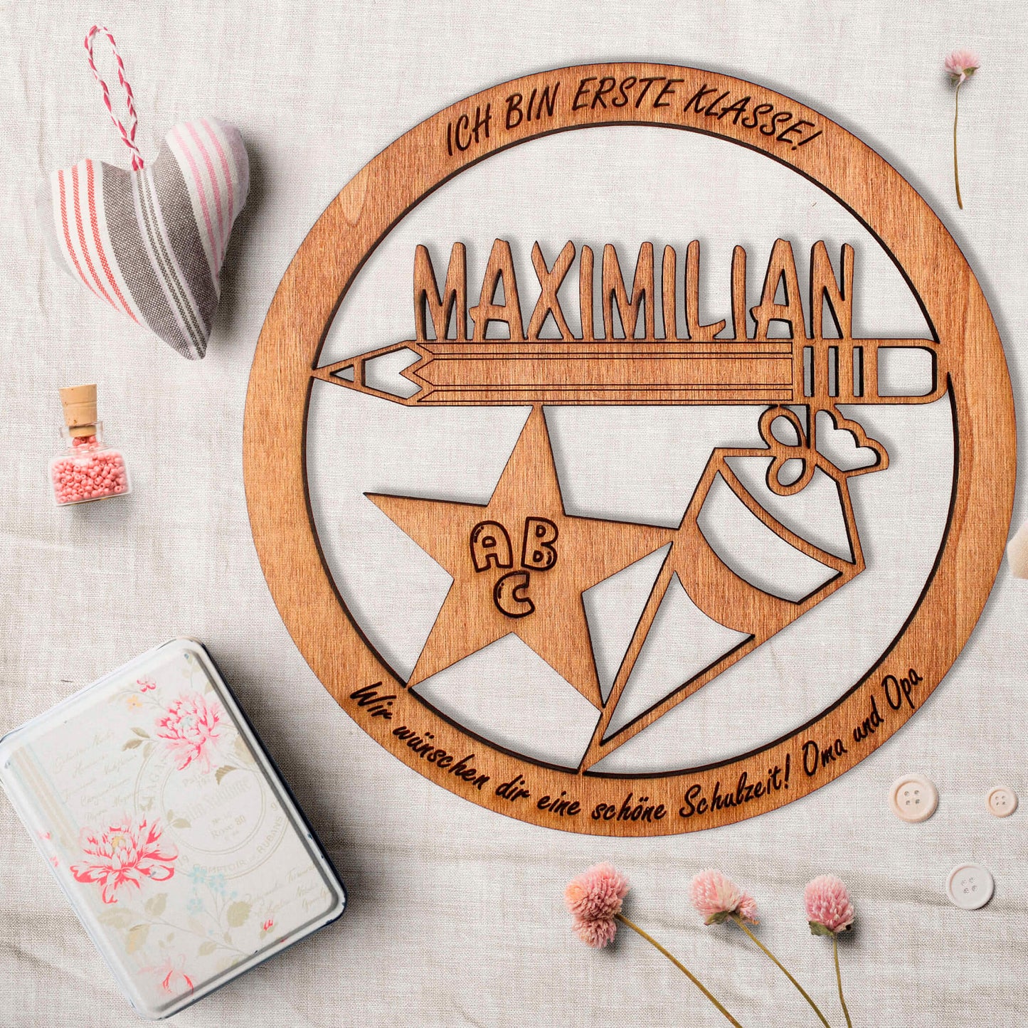 Wandbild "Schulanfang", personalisiert - Nanino Design Onlineshop -