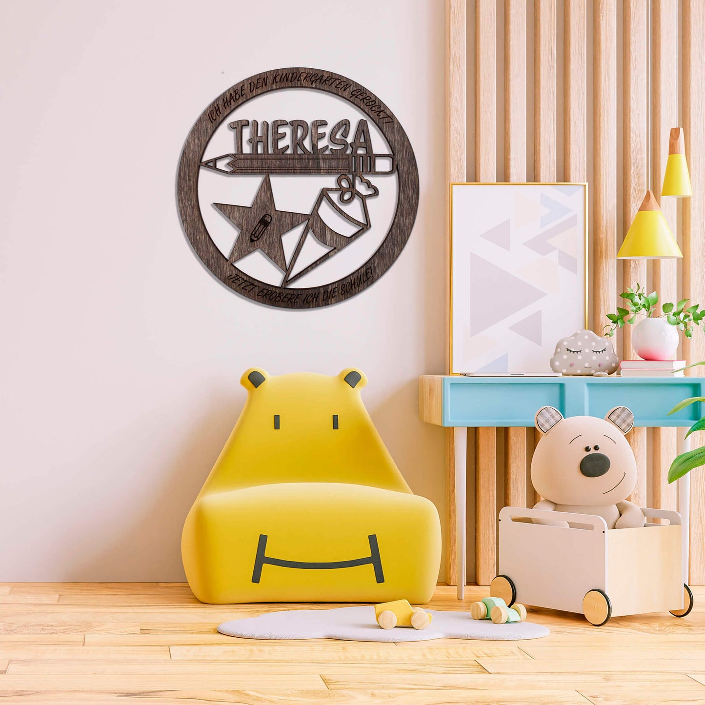 Wandbild "Schulanfang", personalisiert - Nanino Design Onlineshop -