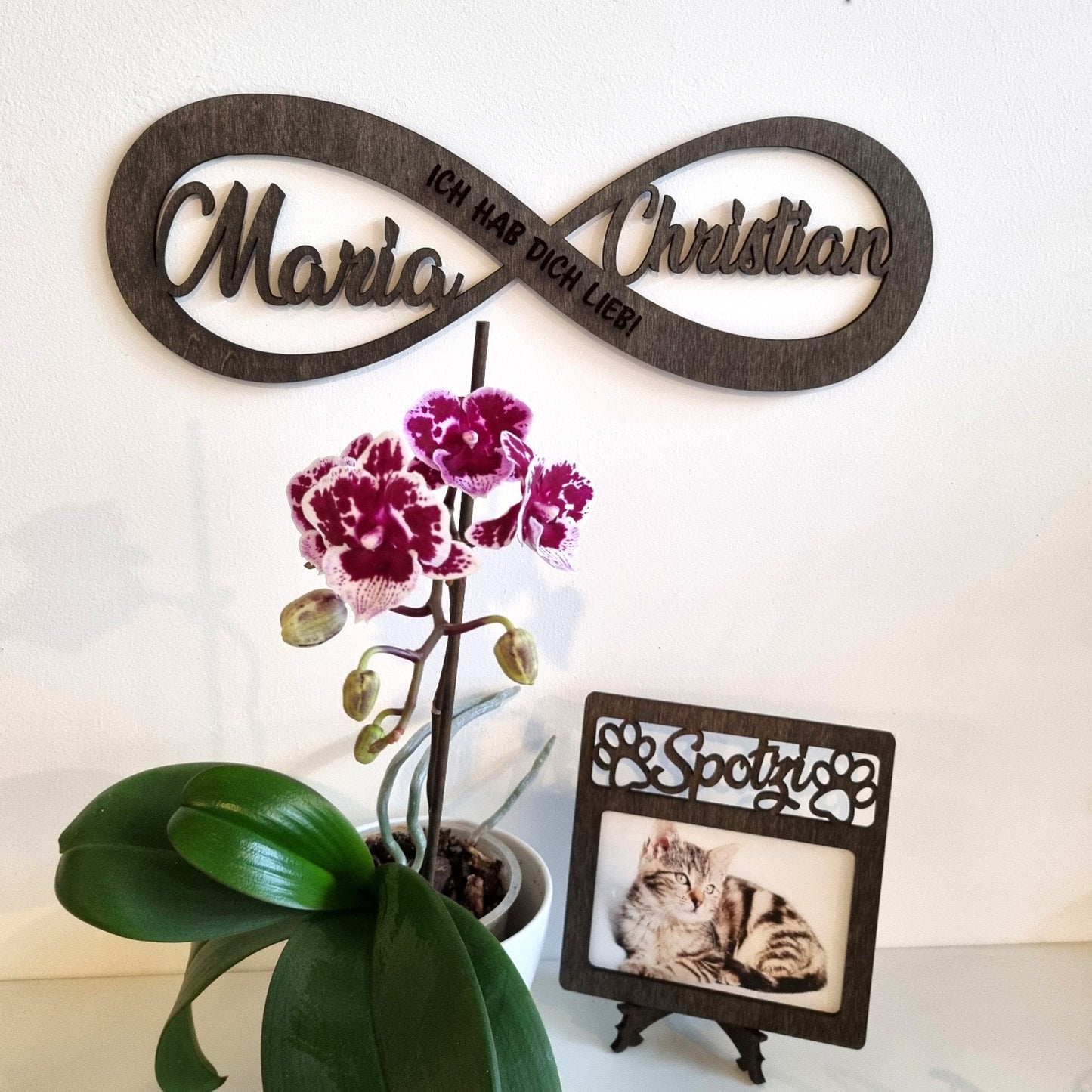Wandbild Unendlichkeit-Infinity, personalisiert - Nanino Design Onlineshop -