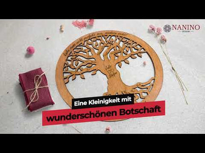 Wandbild Baum des Lebens "Hochzeit / Liebe", personalisiert