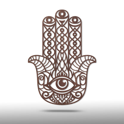 Wandbild Holz "Hamsa" - Nanino Design Onlineshop - 