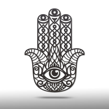 Wandbild Holz "Hamsa" - Nanino Design Onlineshop - 