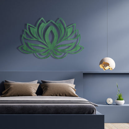 Wandbild Lotusblume V1 in Farbe - Nanino Design - 