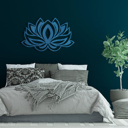 Wandbild Lotusblume V1 in Farbe - Nanino Design - 