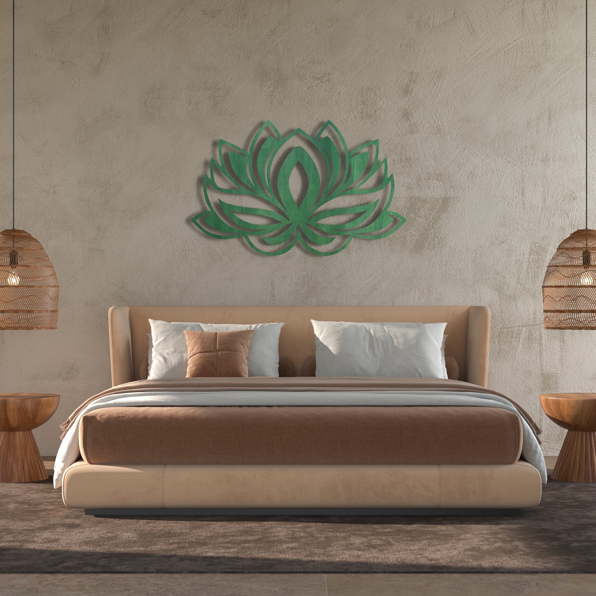 Wandbild Lotusblume V1 in Farbe - Nanino Design - 