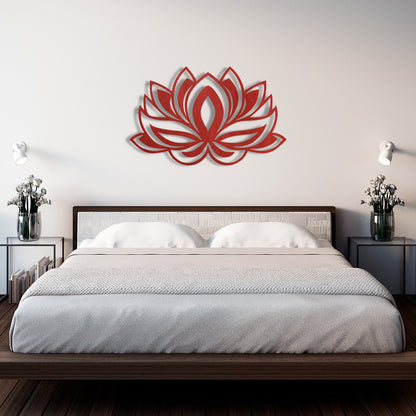 Wandbild Lotusblume V1 in Farbe - Nanino Design - 