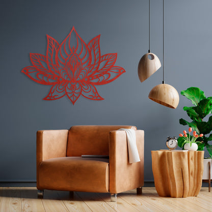 Wandbild Lotusblume V2 in Farbe - Nanino Design - 