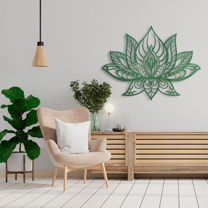 Wandbild Lotusblume V2 in Farbe - Nanino Design - 