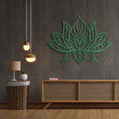 Wandbild Lotusblume V2 in Farbe - Nanino Design - 
