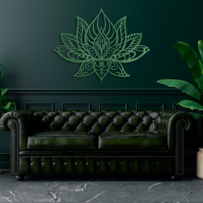 Wandbild Lotusblume V2 in Farbe - Nanino Design - 