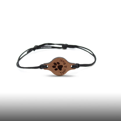 Armband "Pfote" personalisiert - Nanino Design Onlineshop -