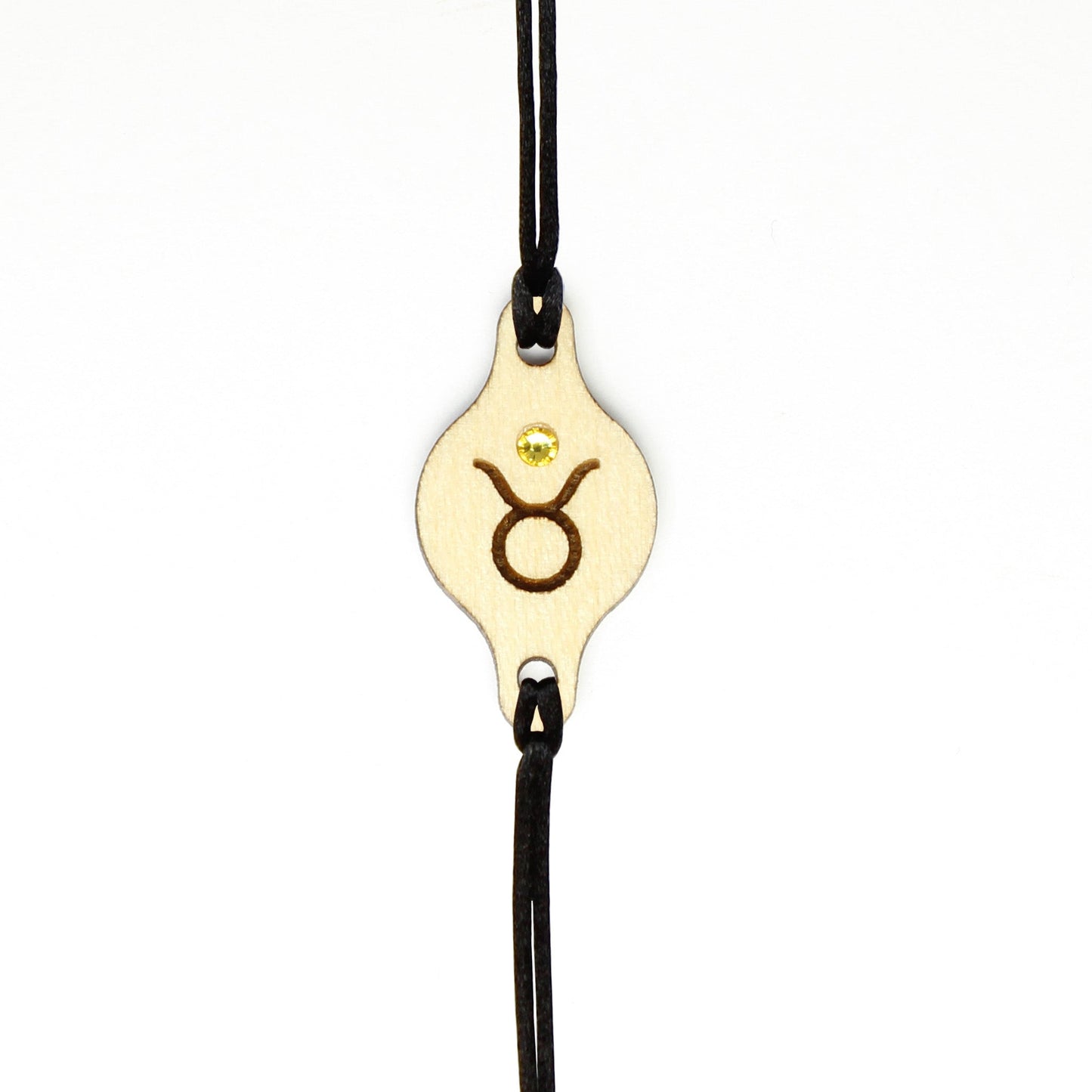 Armband Sternzeichen "Stier" mit Glitzerstein - Nanino Design Onlineshop -