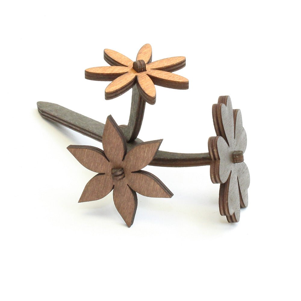 Blume aus Holz - Nanino Design Onlineshop -