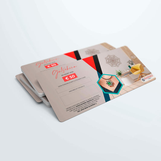Geschenkgutschein 50€ (digital) - Nanino Design Onlineshop -