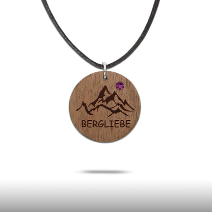 Halskette "Bergliebe" mit Glitzerstein - Nanino Design Onlineshop -