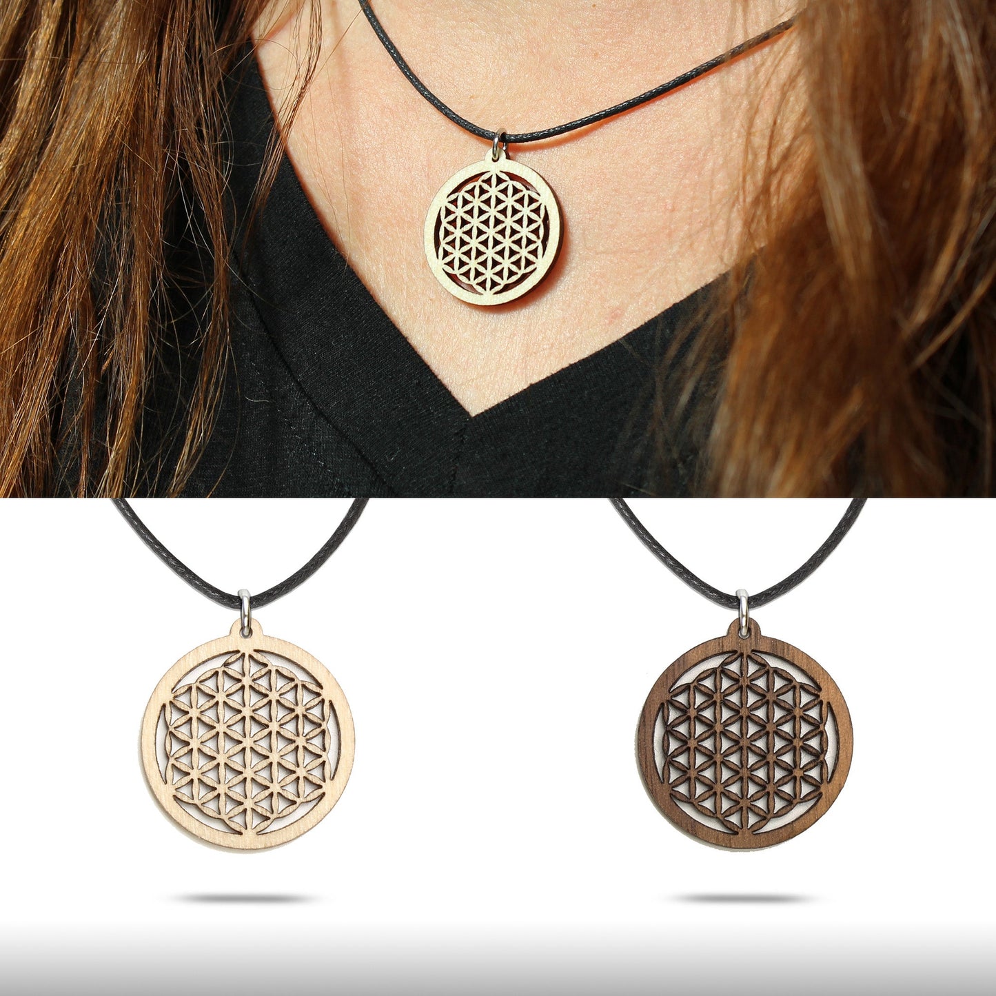 Halskette "Blume des Lebens" klein - Nanino Design Onlineshop -