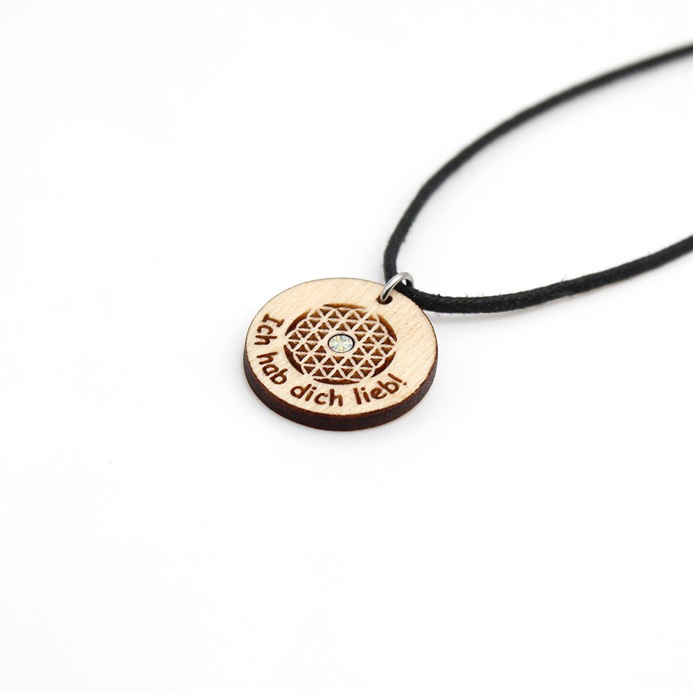 Halskette "Ich hab dich lieb" - Nanino Design Onlineshop -