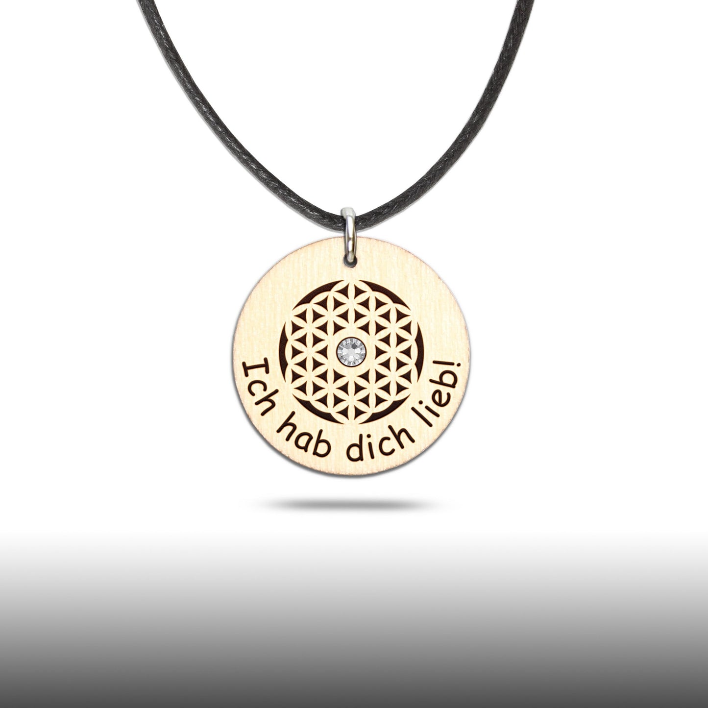Halskette "Ich hab dich lieb" - Nanino Design Onlineshop -