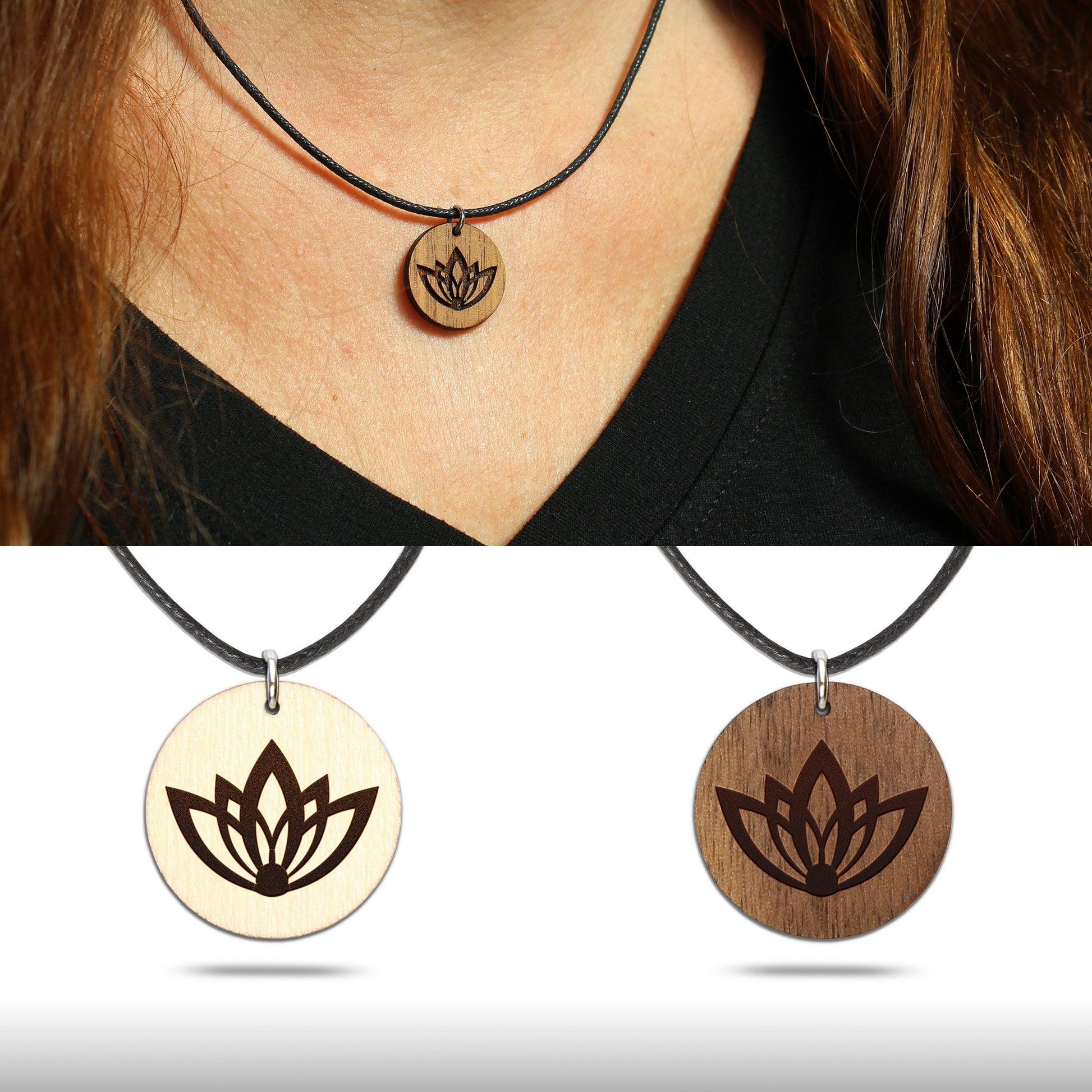 Halskette "Lotusblume" - Nanino Design Onlineshop -