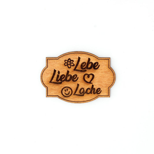 Magnet "Lebe Liebe Lache" - Nanino Design Onlineshop -
