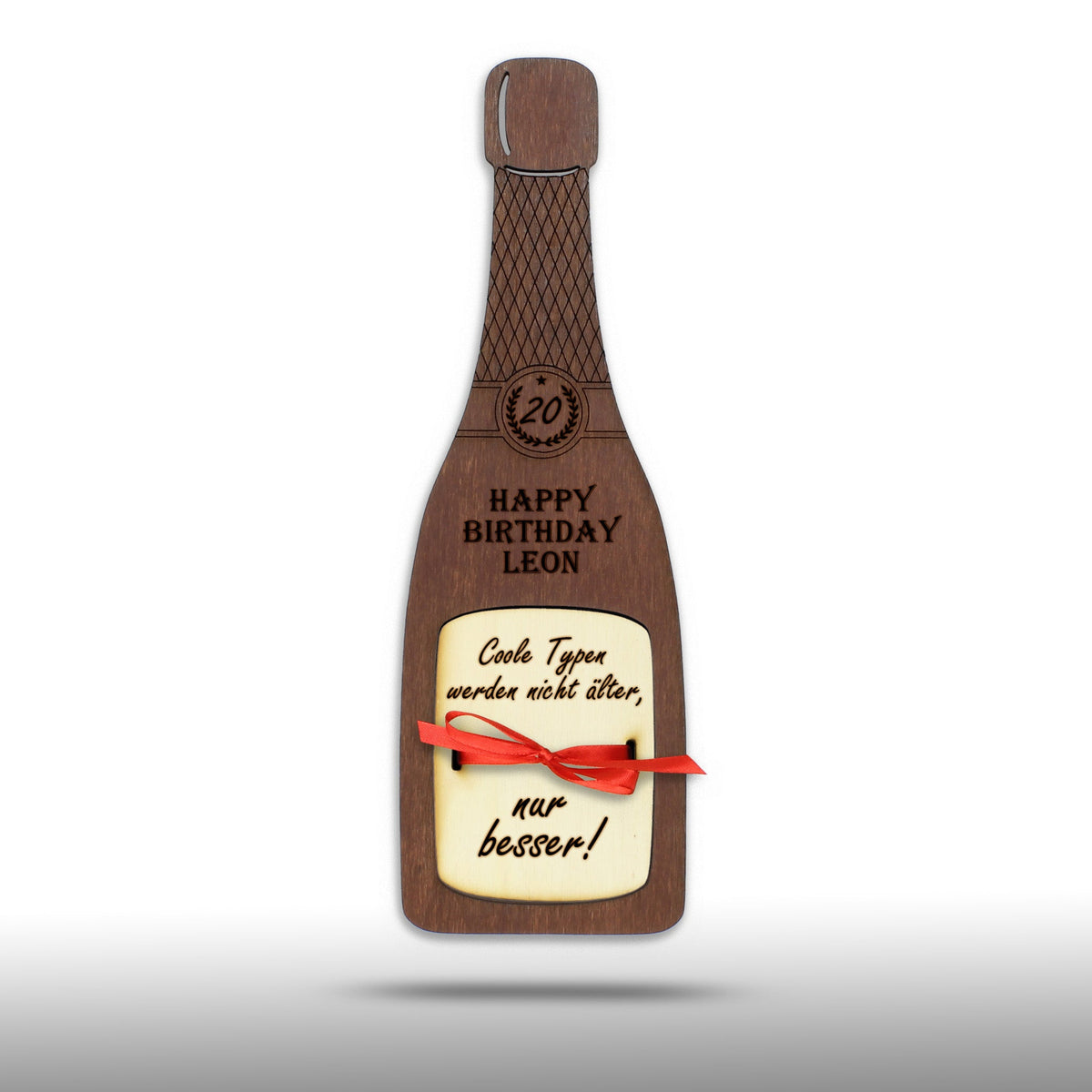 personalisierte Flasche