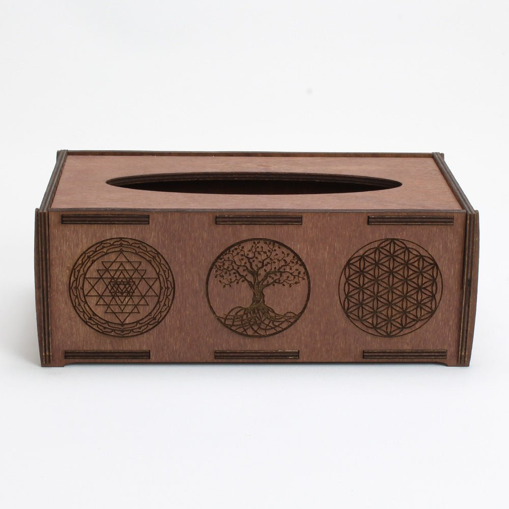 Taschentuchbox groß "3 Symbole" - Nanino Design Onlineshop -