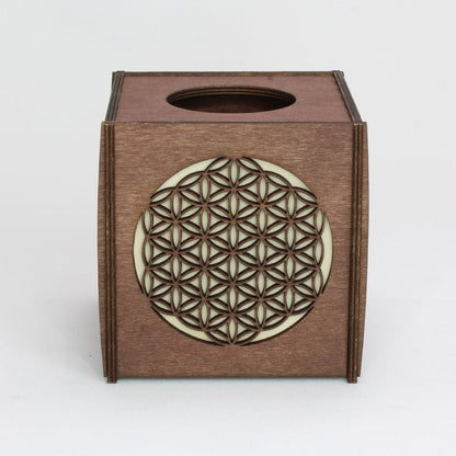 Taschentuchbox klein "Blume des Lebens" - Nanino Design Onlineshop -