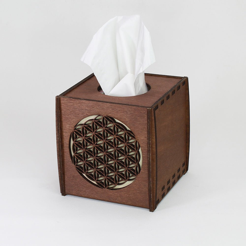 Taschentuchbox klein "Blume des Lebens" - Nanino Design Onlineshop -