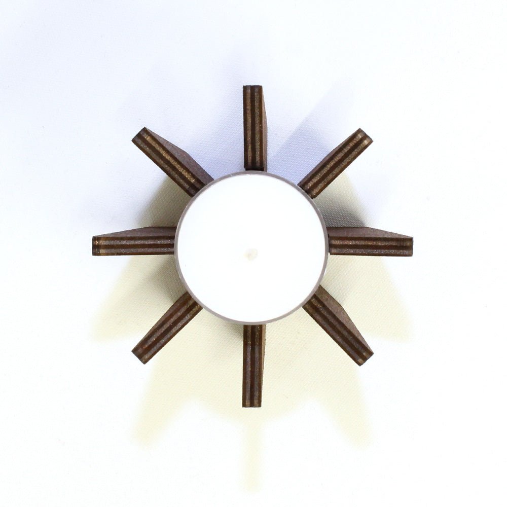 Teelichthalter Holz "Stern" - Nanino Design Onlineshop -