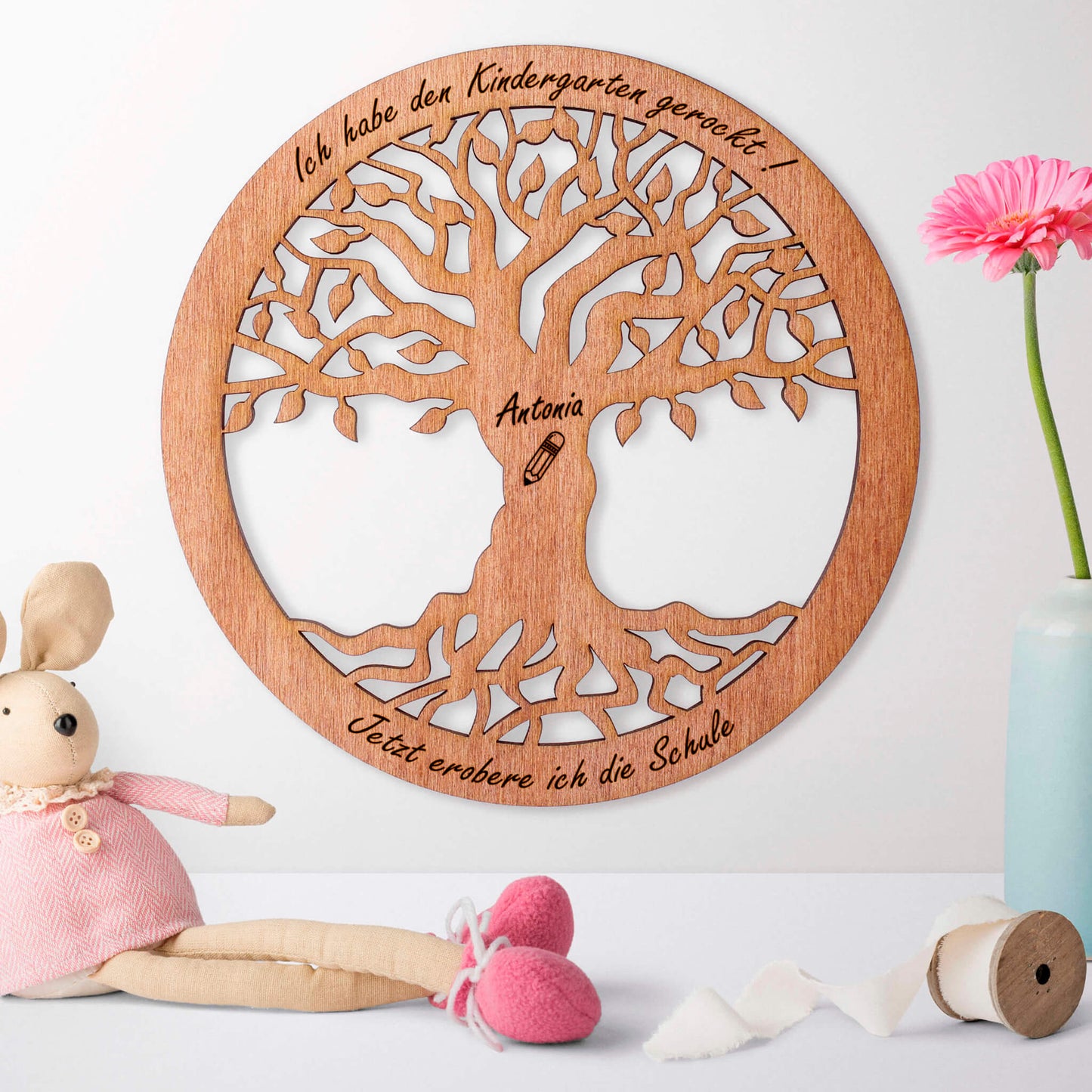 Wandbild Baum des Lebens "Schule/Kindergarten", personalisiert - Nanino Design Onlineshop -