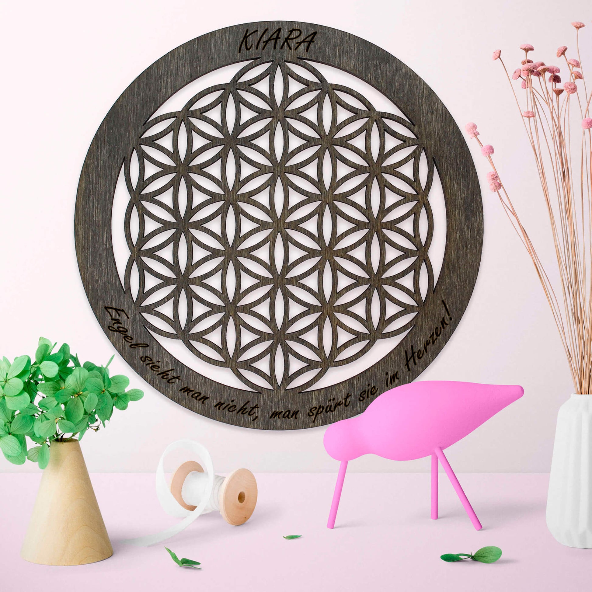 Wandbild Blume des Lebens, personalisiert - Nanino Design Onlineshop -