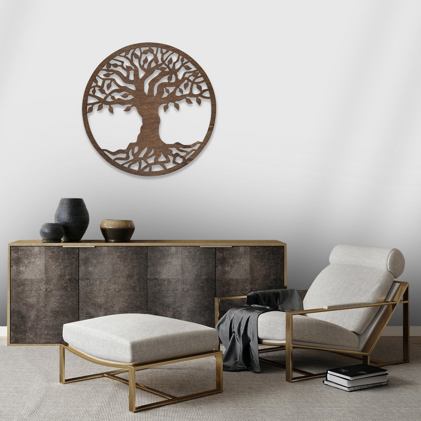 Wandbild Holz "Baum des Lebens" V2 - Nanino Design Onlineshop -