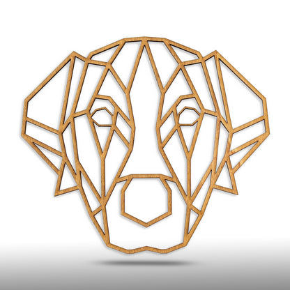 Wandbild Holz "Hund" - Nanino Design Onlineshop -