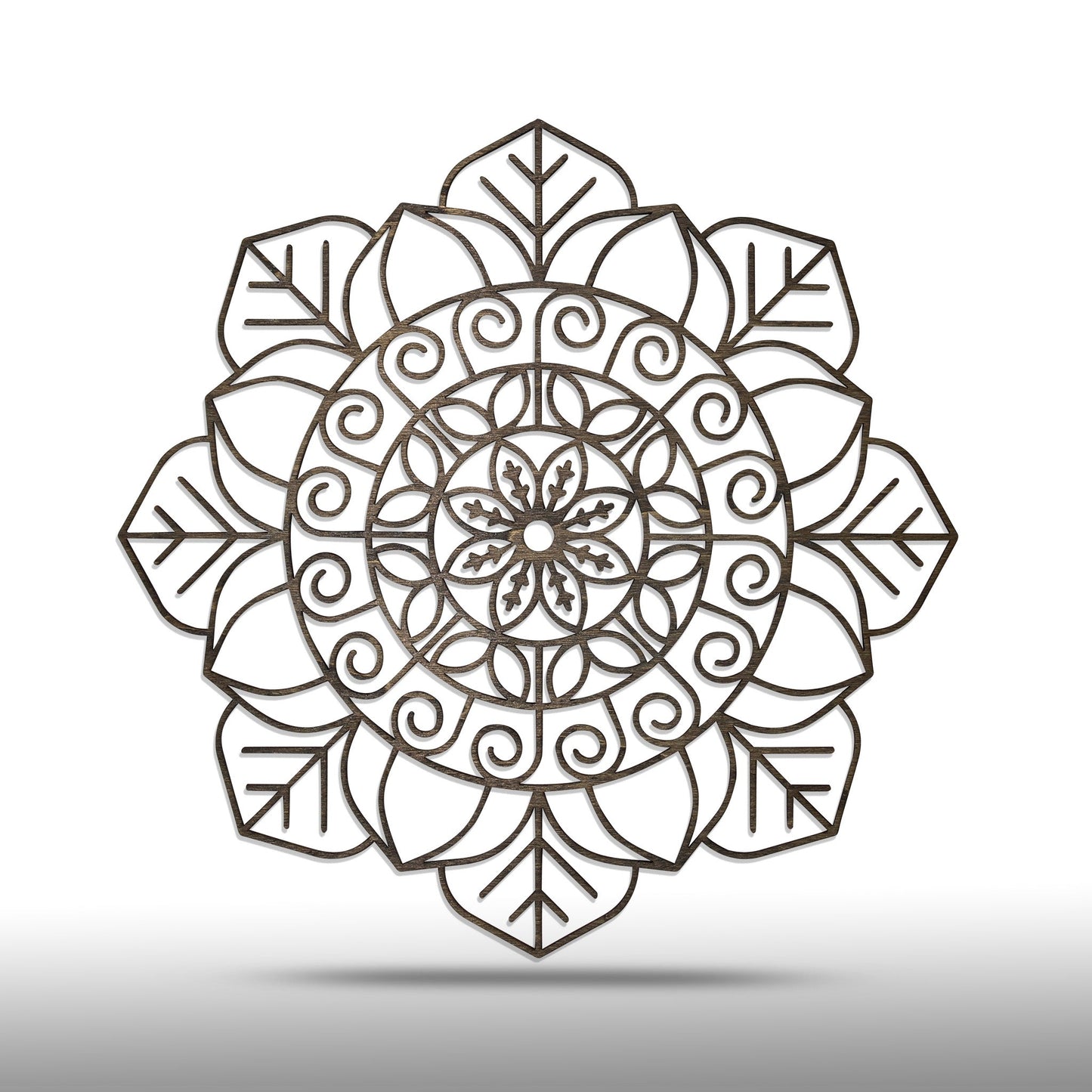 Wandbild Holz "Mandala" - Nanino Design Onlineshop -