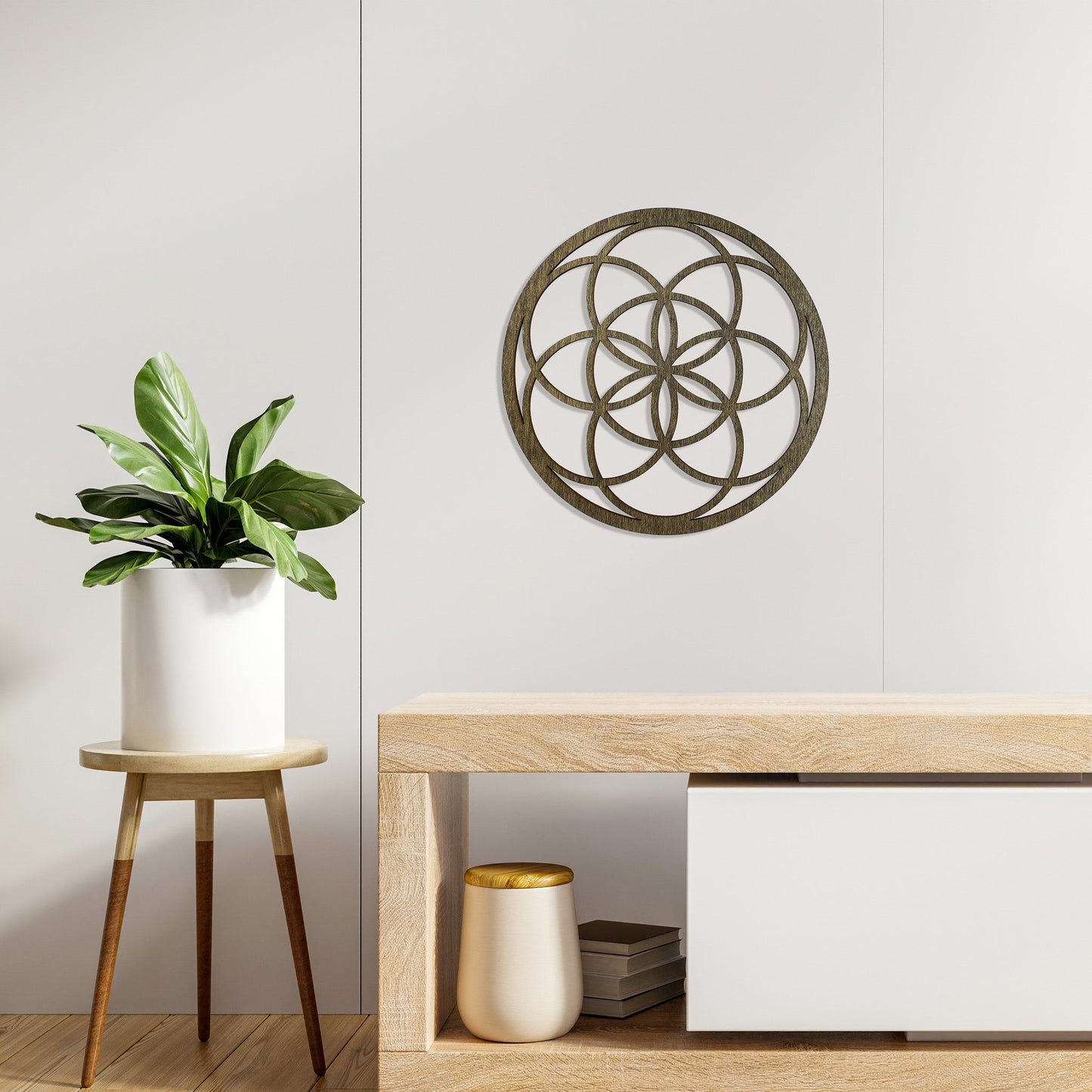Wandbild Holz "Samen des Lebens" - Nanino Design Onlineshop -
